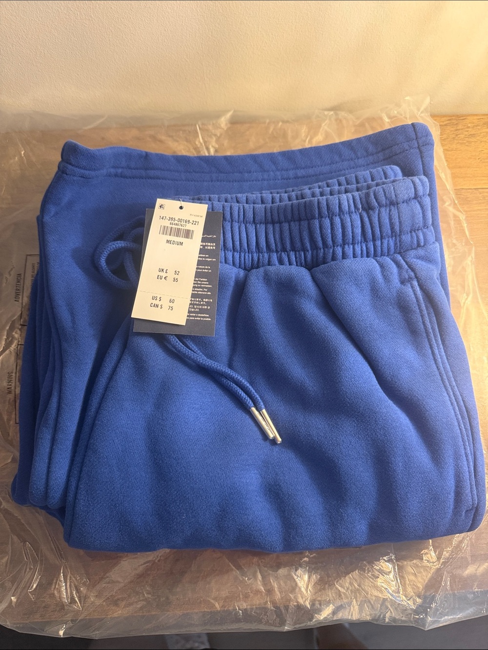 Abercrombie & Fitch Royal Blue Fleece Joggers